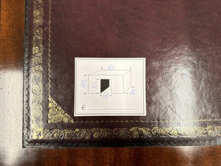 Klassiek-Oud-Antiek-Engels-Antiek-Vintage-Chesterfield-Bureau-Desk-Partnerdesk-Paars-Bordeaux-Leder