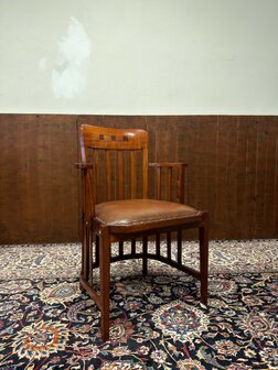 Klassiek-Antiek-Oud-Chesterfield-Engels-Vintage-Globe-Wernicke-Art-Deco-Bureaustoel-Stoel