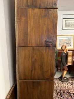 Klassiek-Engels-Vintage-Antiek-Oud-Chesterfield-Globe-Wernicke-Stijl-Boekenkast-Kast