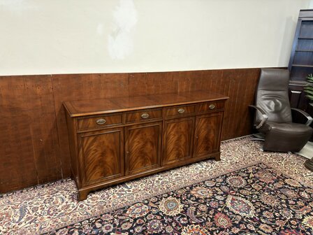 Klassiek-Antiek-Oud-Engels-Chesterfield-Set-Vintage-Heldense-Exclusive-Kantoorkast-Kantoor-Kast-Dressoir