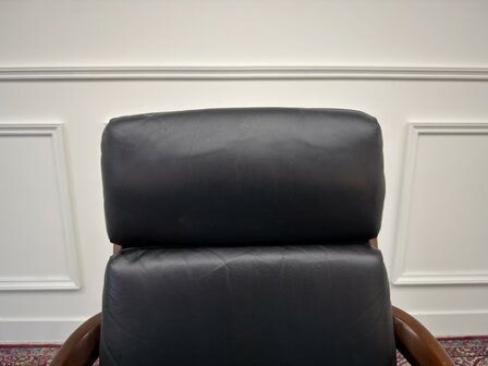 Klassiek-Antiek-Oud-Engels-Chesterfield-Set-Vintage-Heldense-Exclusive-Bureaustoel-President-Chair-Zwart