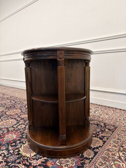 Klassiek-Engels-Antiek-Oud-Chesterfield-Vintage-Boekenmolen-Boekenkast-Kantoorkast