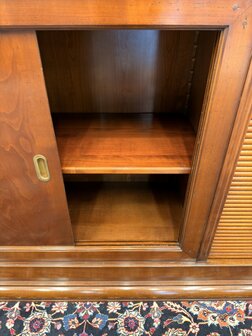 Klassiek-Italiaans-Antiek-Oud-Vintage-Assi-D'asolo-Boekenkast-Bibliotheekkast-Kast