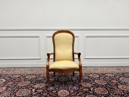 Klassiek-Engels-Antiek-Oud-Vintage-Chesterfield-Fauteuil