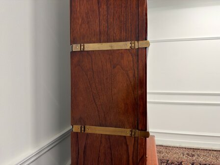 Klassiek-Engels-Antiek-Oud-Vintage-Chesterfield-Originele-Globe-Wernicke-Boekenkast-Bibliotheekkast-Kast