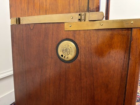 Klassiek-Engels-Oud-Antiek-Chesterfield-Vintage-Originele-Globe-Wernicke-Bokenkast-Kast