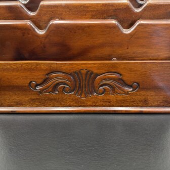 Klassieke-Engelse-mahonie-brievenhouder-organizer-4