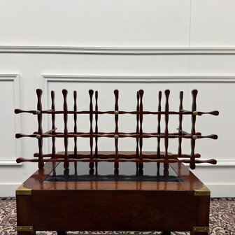 Klassiek-Engels-Antiek-Oud-Vintage-Chesterfield-Globe-Wernicke-Wijnrek