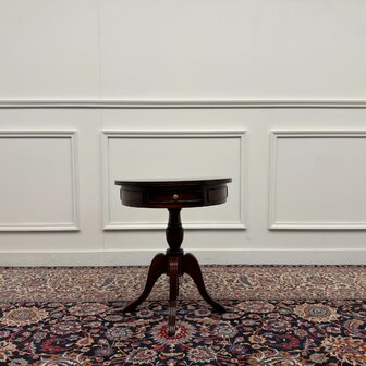 Klassiek-Engels-Antiek-Oud-Vintage-Chesterfield-Sidetable-Side-Table-Bijzettafel