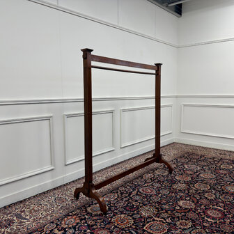 Klassiek-Antiek-Engels-Oud-Victoriaans-Vintage-Chesterfield-Kapstok-Garderobe-Coat-Rack