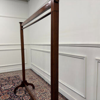 Klassiek-Antiek-Engels-Oud-Victoriaans-Vintage-Chesterfield-Kapstok-Garderobe-Coat-Rack