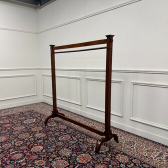 Klassiek-Antiek-Engels-Oud-Victoriaans-Vintage-Chesterfield-Kapstok-Garderobe-Coat-Rack