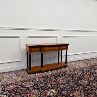 Klassiek-Engels-Antiek-Oud-Vintage-Chesterfield-Empire-Selva-Italiaans-Sidetable-Side-table-Sideboard