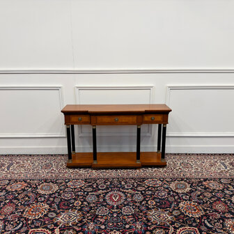 Klassiek-Engels-Antiek-Oud-Vintage-Chesterfield-Empire-Selva-Italiaans-Sidetable-Side-table-Sideboard