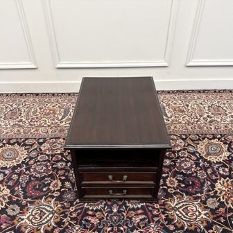 Klassiek-Engels-Antiek-Oud-Vintage-Chesterfield-Kantoorkast-Sidetable-Printerkast