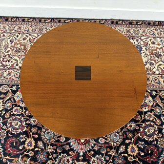 Klassiek-Engels-Antiek-Oud-Vintage-Chesterfield-Art-Deco-Sidetable-Bijzettafel-Tafel
