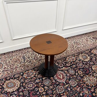 Klassiek-Engels-Antiek-Oud-Vintage-Chesterfield-Art-Deco-Sidetable-Bijzettafel-Tafel