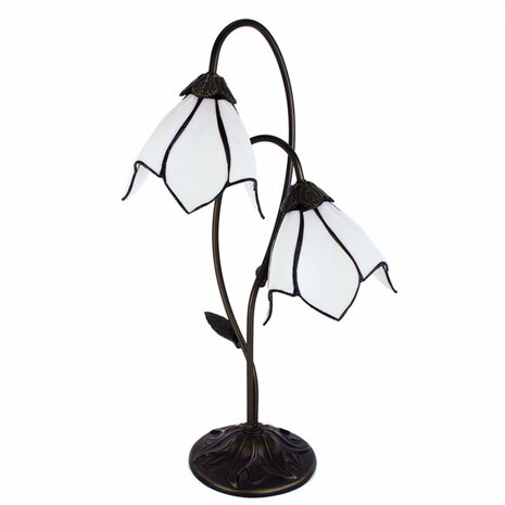 Tiffany-dubbel-Art-Nouveau-tafellamp-wit-bruin-kunststof-glas-tiffany-bureaulamp-1