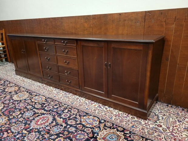 Klassiek-Engels-Mahonie-Chesterfield-Dressoir-Ladekast-Kantoorkast-4