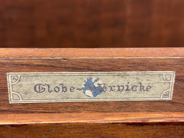 Klassiek-Antiek-Engels-Globe-Wernicke-Bureau-Desk-Partnerdesk-18