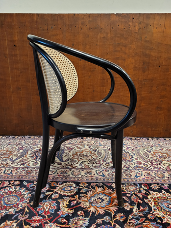 Retro-vintage-stoelen-stoel-van-hout-en-rotan-zwart-beige-7