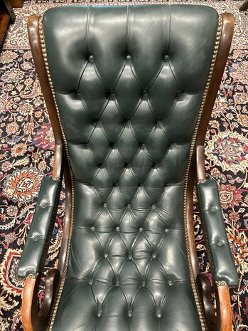 Klassiek-Engels-Chesterfield-Antiek-Fauteuil-Victoria-Stand-Chair-6