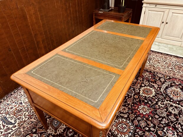 Klassiek-Engels-Antiek-Chesterfield-Italiaans-Schrijftafel-Bureau