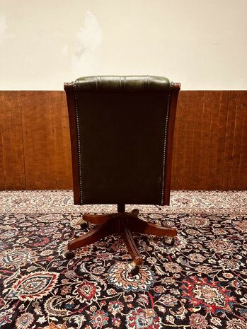 Klassiek-Engels-Antiek-Chesterfield-Bureaustoel-President-Chair