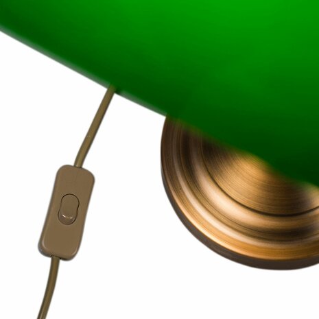 Notar Schreibtischlampe messing matt