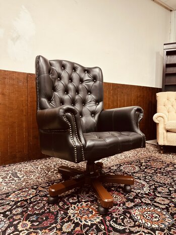 Engelse-Rochester-Chesterfield-Bureaustoel