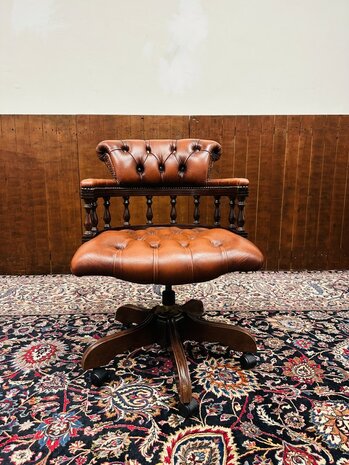 Klassieke-Chesterfield-Bureaustoel