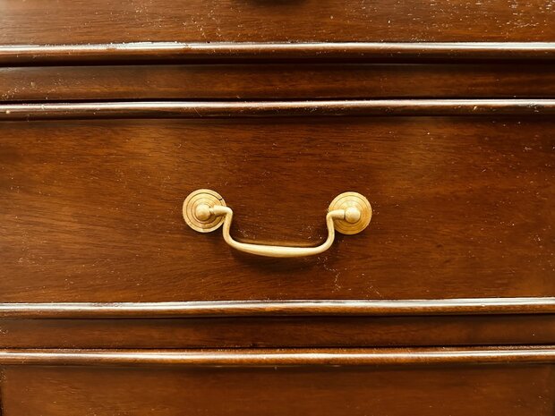 Klassiek-Engels-Bureau-met-Lederen-Inleg