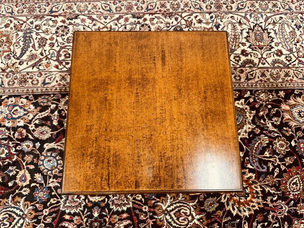 Klassiek-Engels-Antiek-Oud-Mahonie-Roterende-Boekenmolen