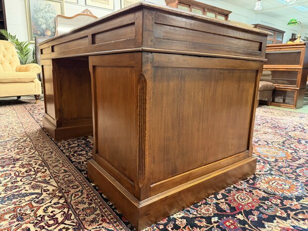 Klassiek-Engels-Antiek-Oud-Eikenhout-Eichholtz-Bureau-Desk-7