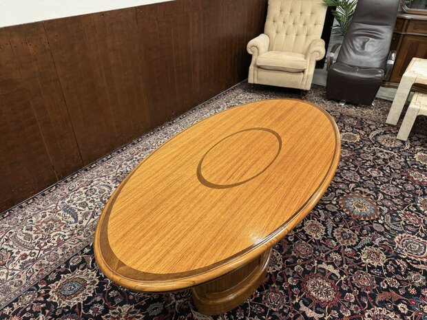 Klassiek-Engels-Antiek-Oud-Chesterfield-Globe-Wernicke-Vergadertafel-Tafel-7