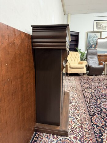 Klassiek-Engels-Antiek-Oud-Chesterfield-Sfeerhaard-Haard-Kachel