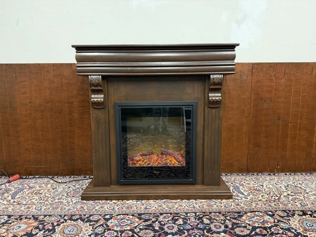 Klassiek-Engels-Antiek-Oud-Chesterfield-Sfeerhaard-Haard-Kachel