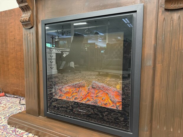 Klassiek-Engels-Antiek-Oud-Chesterfield-Sfeerhaard-Haard-Kachel