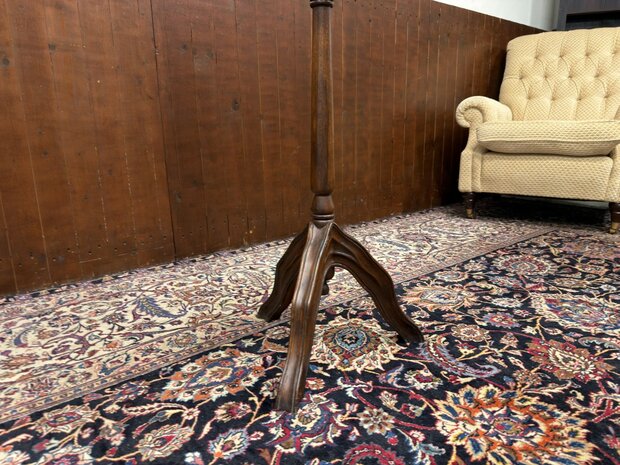 Klassiek-Engels-Oud-Antiek-Vogelkooi-op-standaard-Vogel-Voliere