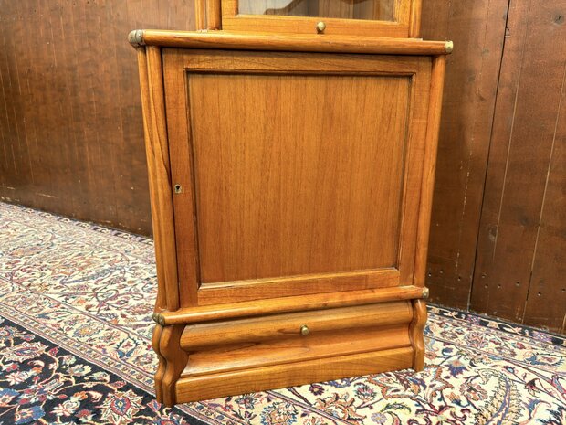 Antiek-Klassiek-Engels-Oud-Originele-Globe-Wernicke-Boekenkast-Vitrinekast-Museumkast