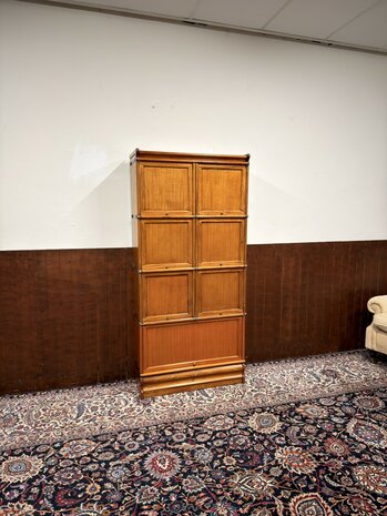 Antiek-Klassiek-Engels-Oud-Originele-Globe-Wernicke-Billy-Ray-Kledingkast