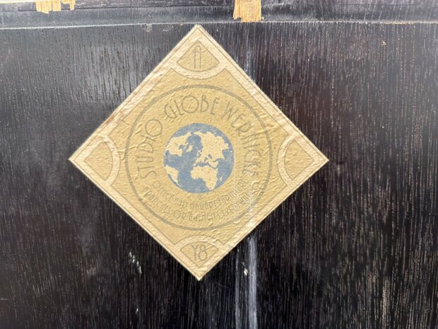 Antiek-Klassiek-Engels-Oud-Originele-Globe-Wernicke-Billy-Ray-Kledingkast