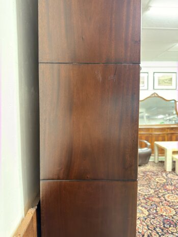 Klassiek-Oud-Antiek-Engels-Globe-Wernicke-Stijl-Boekenkast-Vitrinekast-Boekenkasten