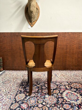 Klassiek-Oud-Engels-Antiek-Chesterfield-Mahoniehouten-Bureau-Desk-met-Bureaustoel-Stoel