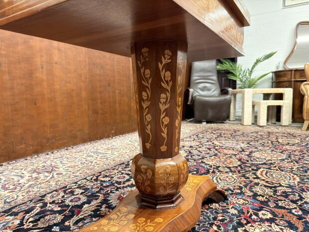 Klassiek-Oud-Antiek-19e-eeuws-Nederlandse-Speeltafel-Game-Table