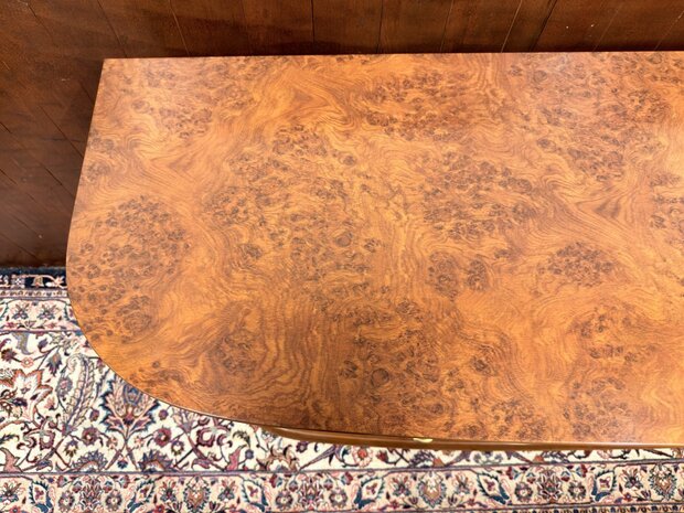 Klassiek-Oud-Antiek-Italiaans-Wortelnotenhout-Kantoorkast-Dressoir