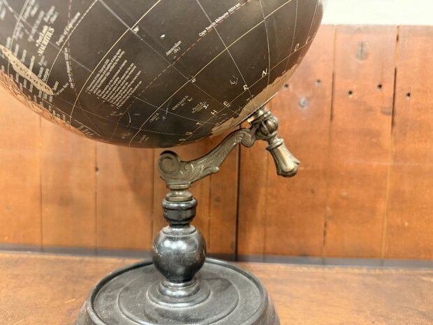 Klassiek-Engels-Antiek-Oud-Chesterfield-Globe-Wereldbol-Tafelmodel-3