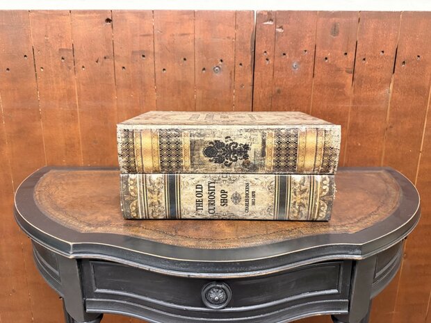 Klassiek-Engels-Antiek-Oud-Chesterfield-Opberg-Boek-Ladekast-1