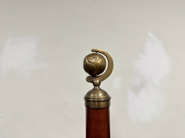 Klassiek-Engels-Antiek-Oud-Chesterfield-Originele-Globe-Wernicke-Trap-Bibliotheektrap