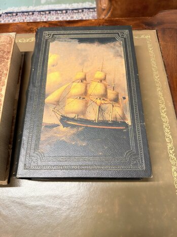 Antiek-klassiek-engels-opberg-boek-opbergdoos-faux-book-XXL-2